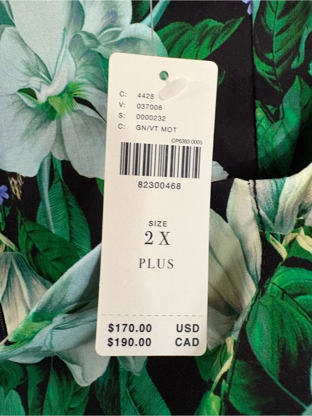 NWT Anthropologie The Cecily Floral Green Sweetheart Midi Dress Size 2X - Picture 9 of 11